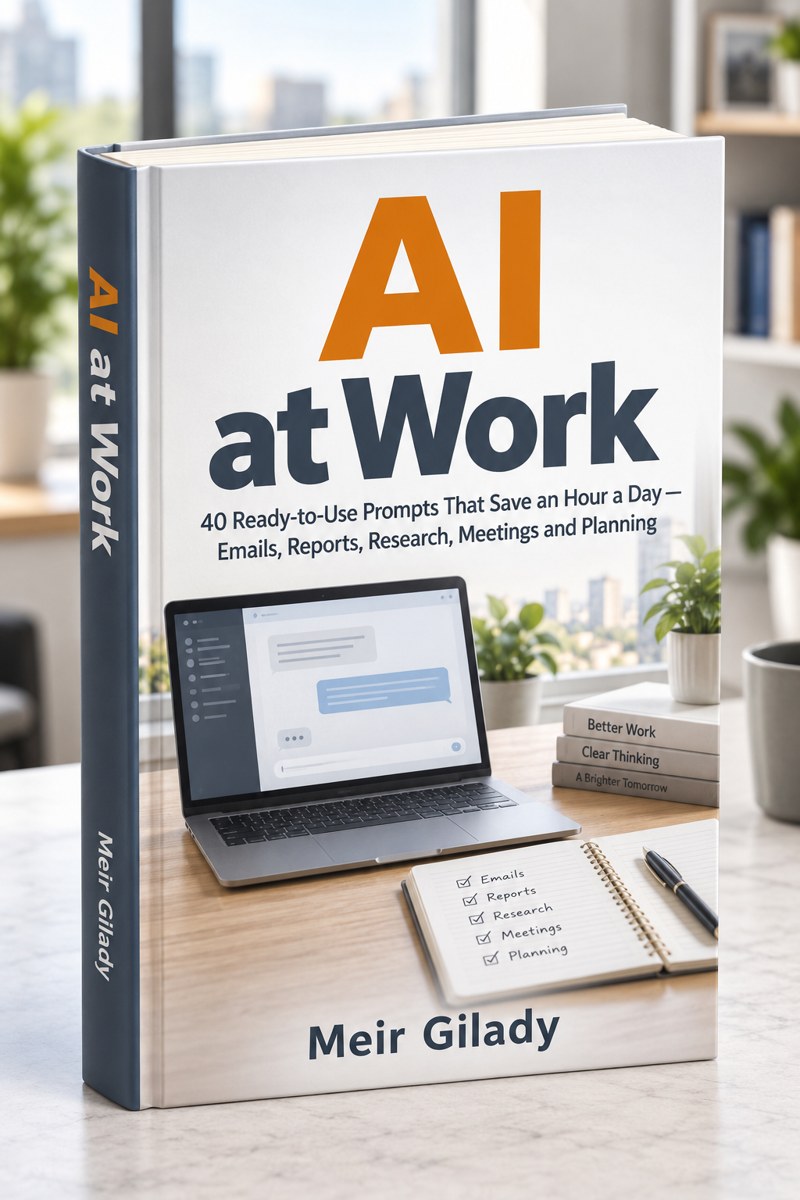 AI at Work by Meir Gilady — 3D book