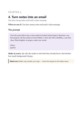 Sample page from the book