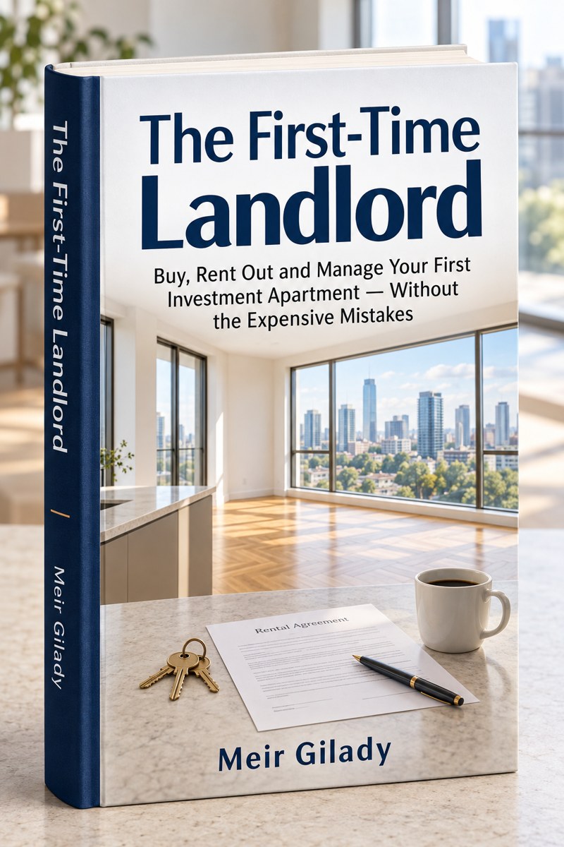 The First-Time Landlord by Meir Gilady — 3D book