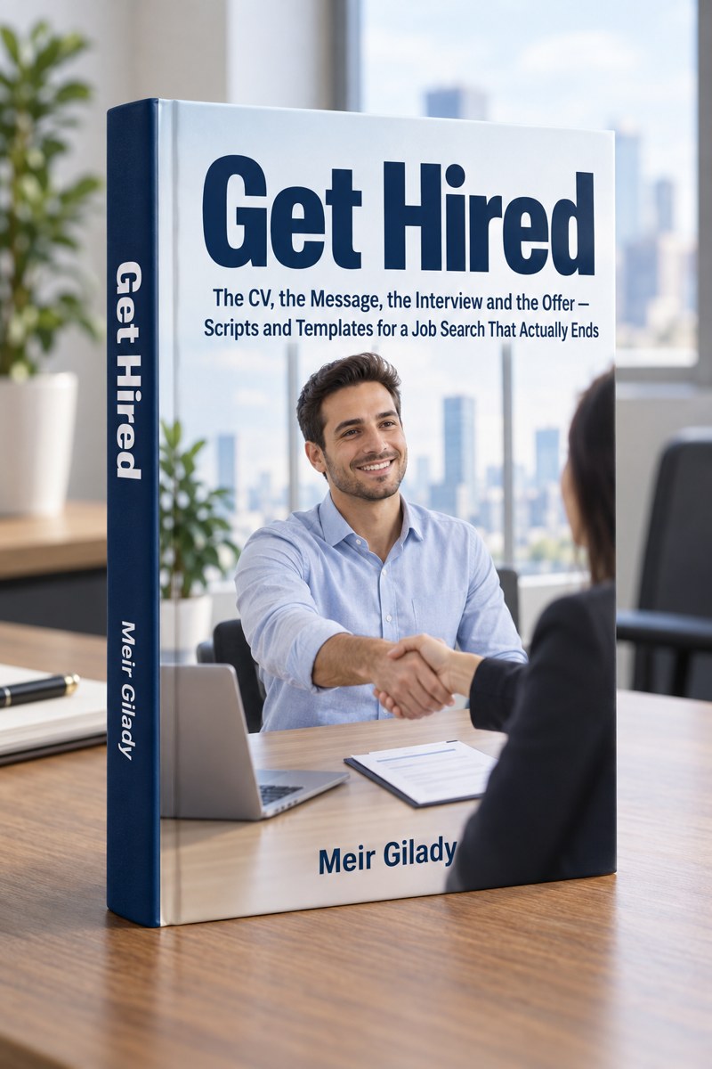 Get Hired by Meir Gilady — 3D book