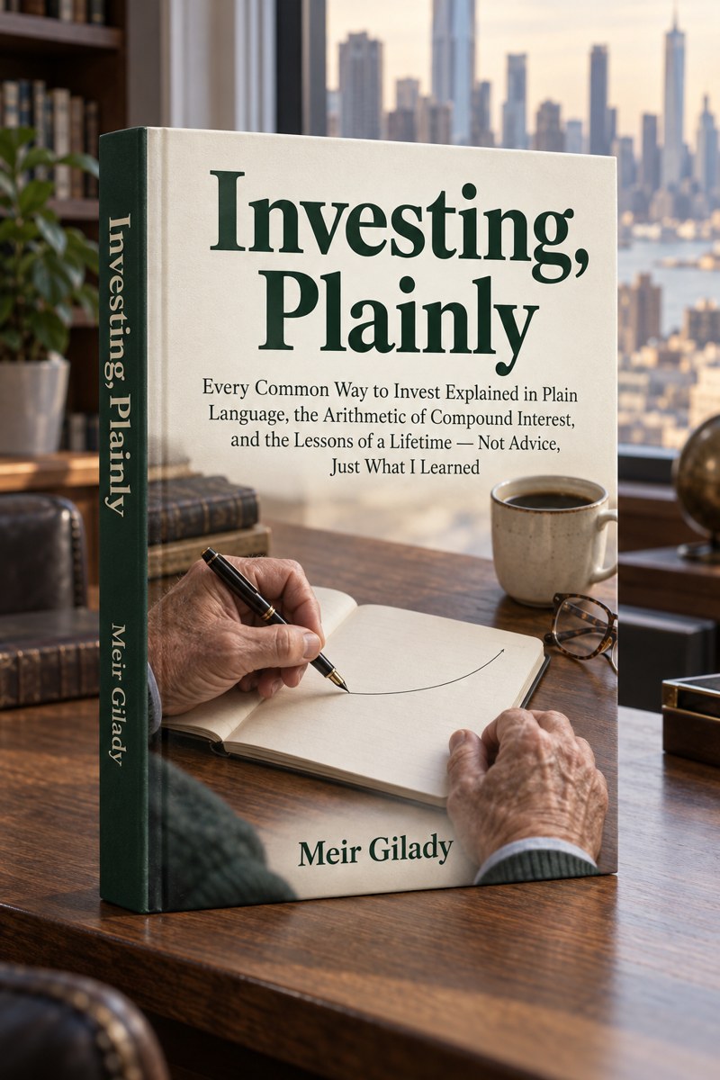 Investing, Plainly by Meir Gilady — 3D book