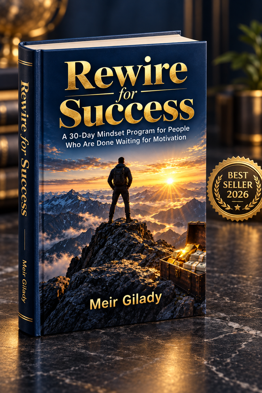 Rewire for Success by Meir Gilady — 3D book