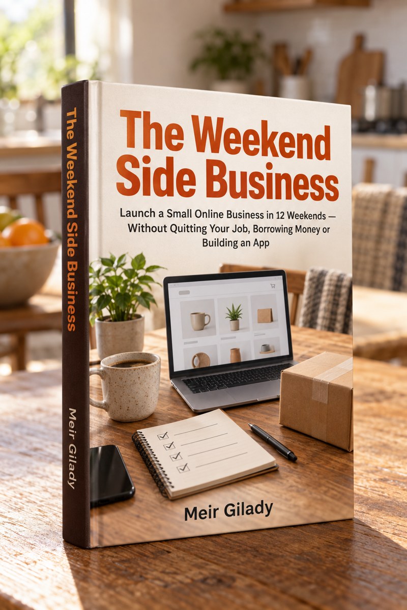 The Weekend Side Business by Meir Gilady — 3D book